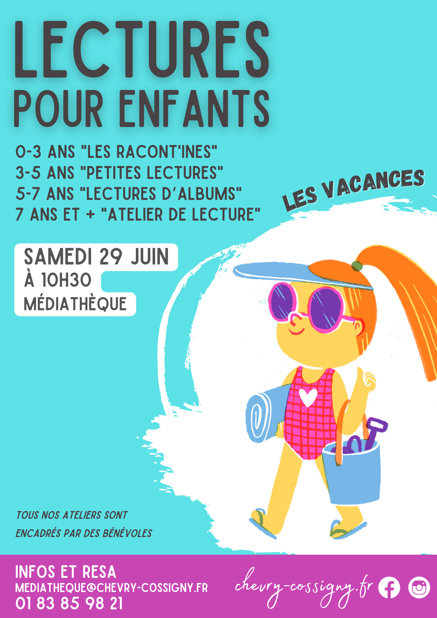 Affiche atelier lectures