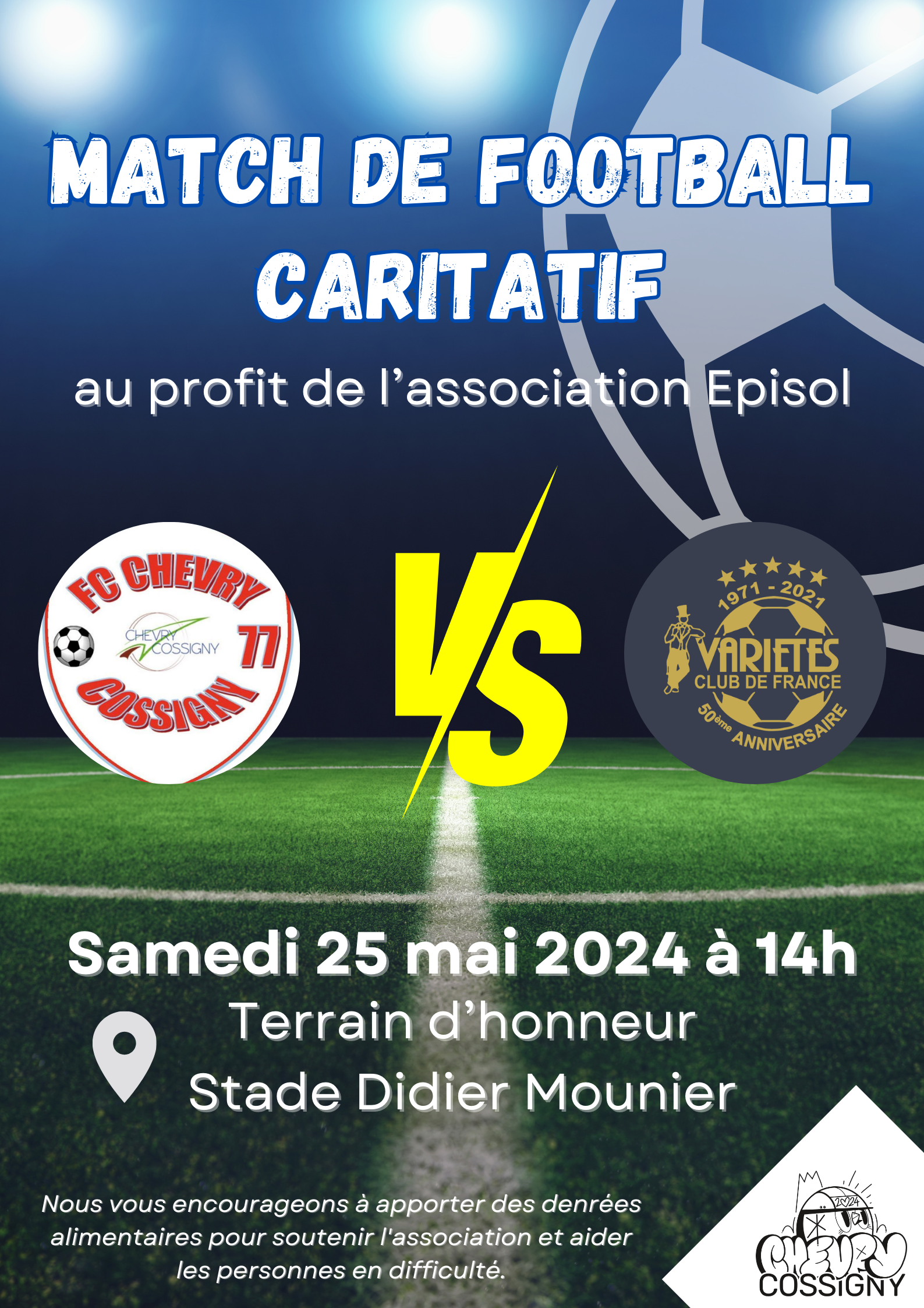 Affiche match 25 mai